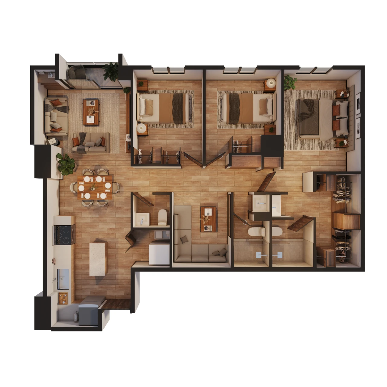 Apartamento A1 91m²