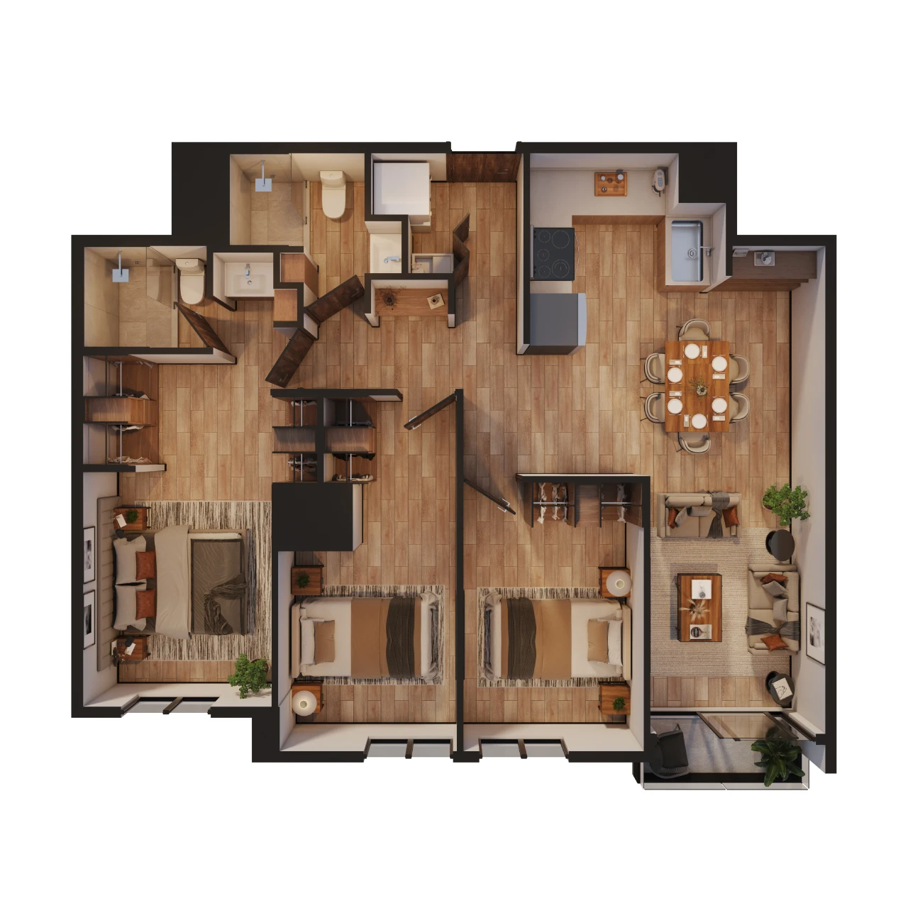 Apartamento B2 79m²