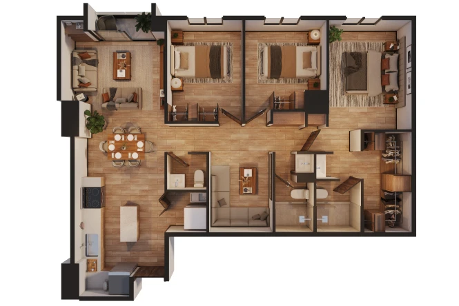 Apartamento A1 91m²