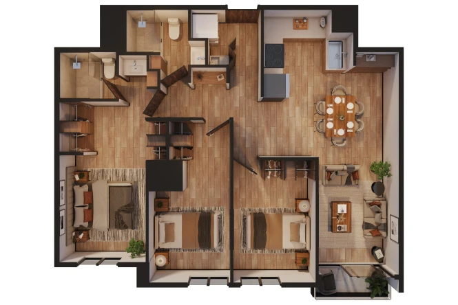 Apartamento B2 79m²